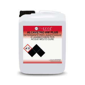 Detergent for dishwashers and glass washers (very hard water)
