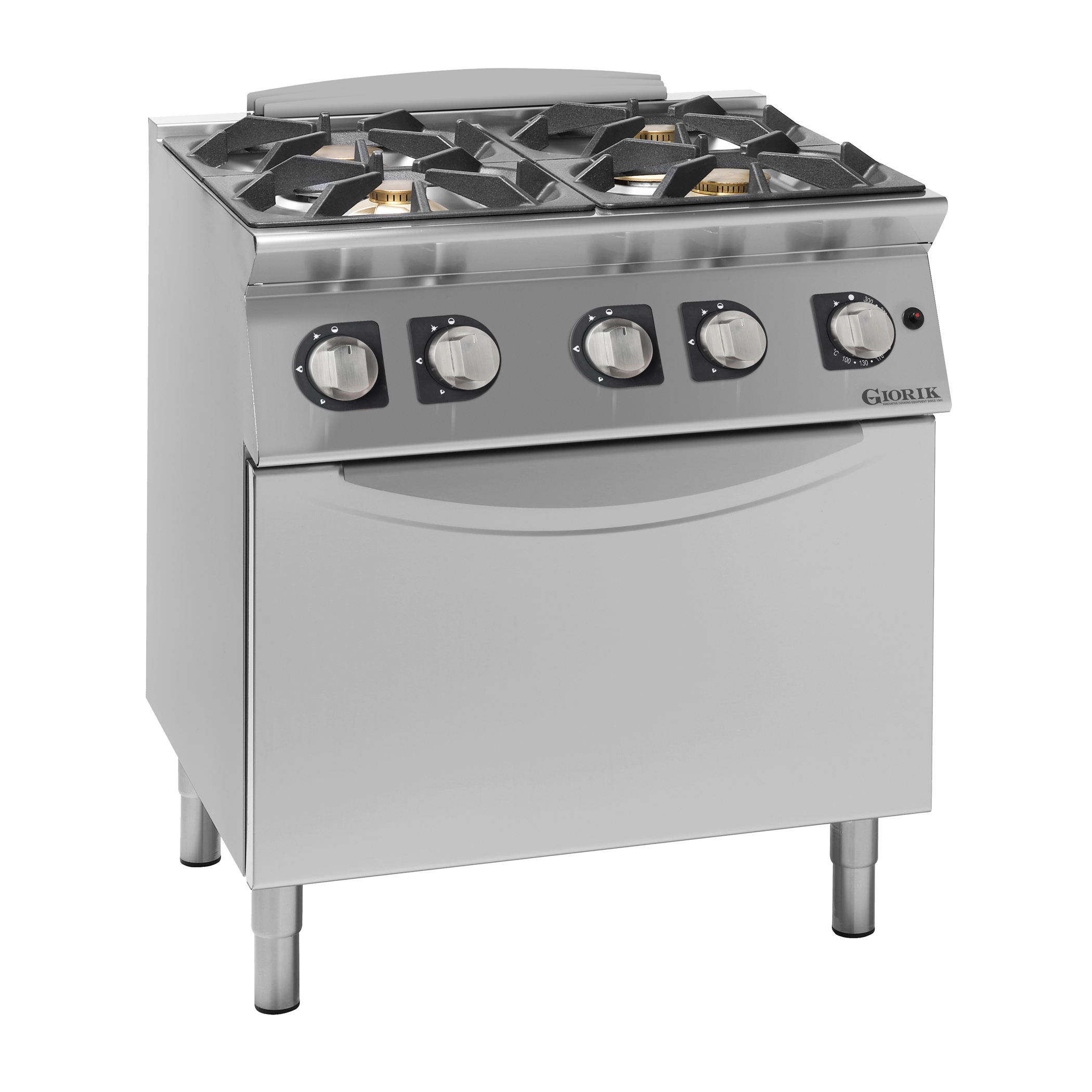 Giorik 4 Burner Gas Range on Gas Oven CG940F_48