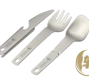 Pure Titanium 3-Piece Cutlery Set - Short / 105022