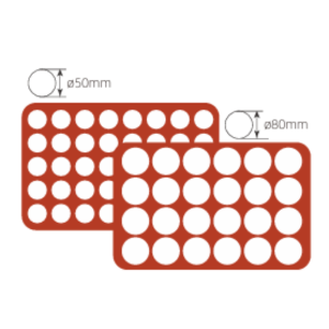 Round Tuile Cookies / SN0561 (40-Cavity)