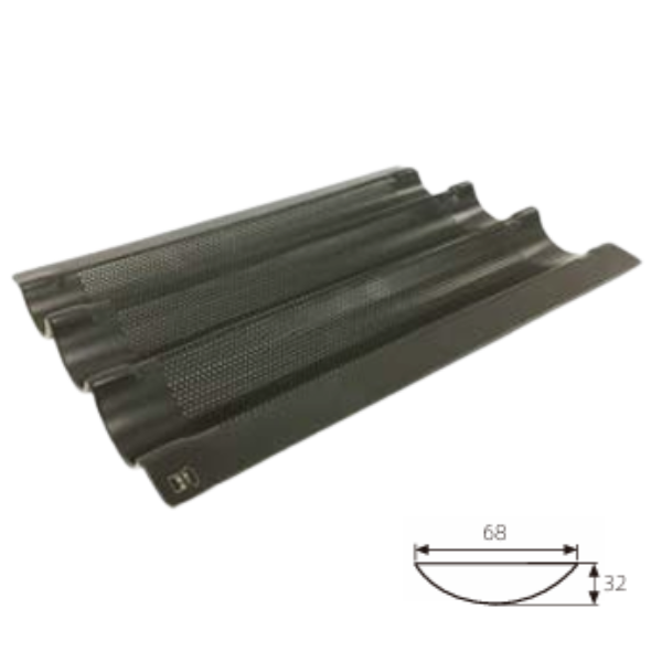3-Slot French Bread Pan (1000 Series Non-stick) / SN1597