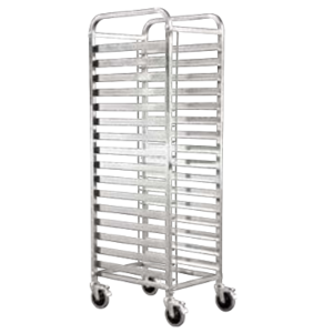 16-Tier Fixed Stainless Steel Trolley / SN1971