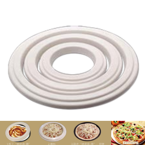 12" Pizza Pan - Rimmed (Off-White) / SN5796
