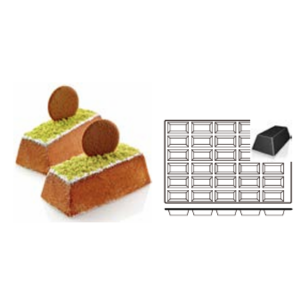 30-Cavity Rectangular Mold / 70.406.20.0098