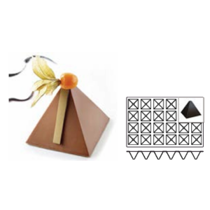 24-Cavity Pyramid Mold / 70.457.20.0098