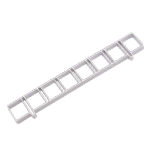 8-Cavity Rectangular Pineapple Cake Mold (Anodized) / SN9069