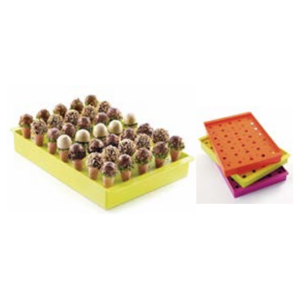 35-Cavity/24-Cavity Ice Cream Mold Base – Round Slots/Square Slots