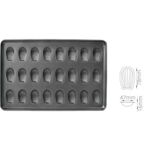 24-Cavity Madeleine Pan (800 Series Non-stick) / SN1647