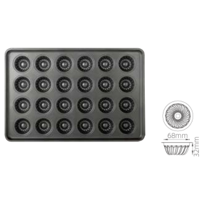 24-Cavity Kouglof Mold (800 Series Non-stick) / SN1649
