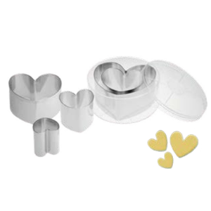 Heart-Shaped Cutter Set (5-Piece Set) / SN3800
