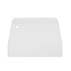 Antimicrobial plastic scraper
