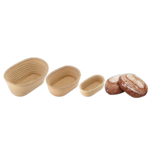 Oval fermentation basket