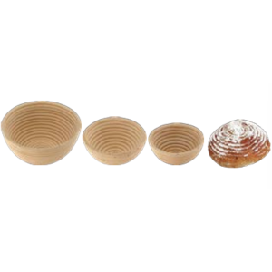 Round fermentation basket