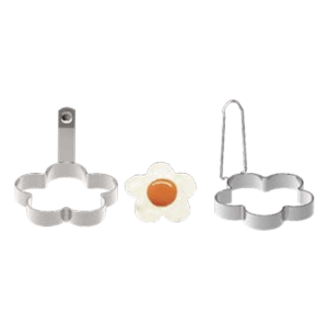 Flower-shaped egg mold
