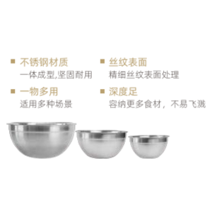Mixing Bowl – Brushed Finish