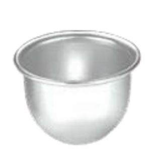 Deep Semi-Circular Mold - 5-Piece Set (Anodized) / SN60515
