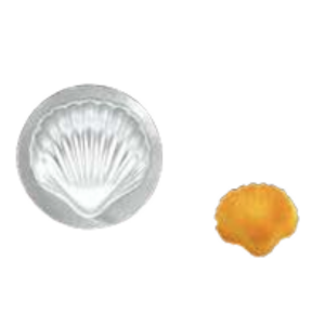 Shell-Shaped Mold - 5-Piece Set (Anodized) / SN61055