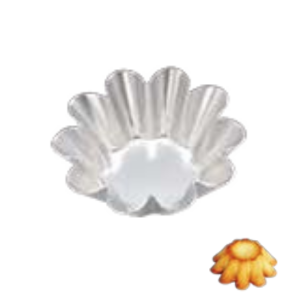 Small Flower Cake Mold - 5-Piece Set (Anodized) / SN62265