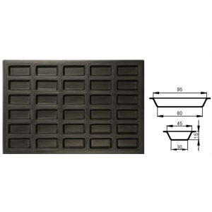 30-Cavity Rectangular Mold (800 Series Non-Stick) / SN9037