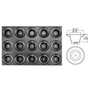 15-Cup Muffin Pan (1000 Series Non-stick) / SN9059