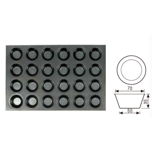 24-Cavity Pudding Mold (800 Series Non-Stick) / SN9083
