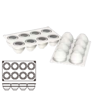 8-Cavity Truffle Mold / SN9726