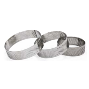 Perforated French tart ring