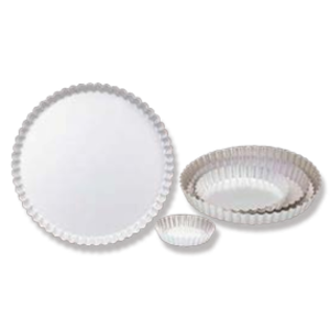 Fixed-Base Fluted Tart Pan (Anodized) / SN5431