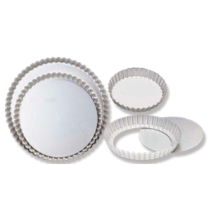 Removable-Bottom Chrysanthemum Tart Pan (Anodized)